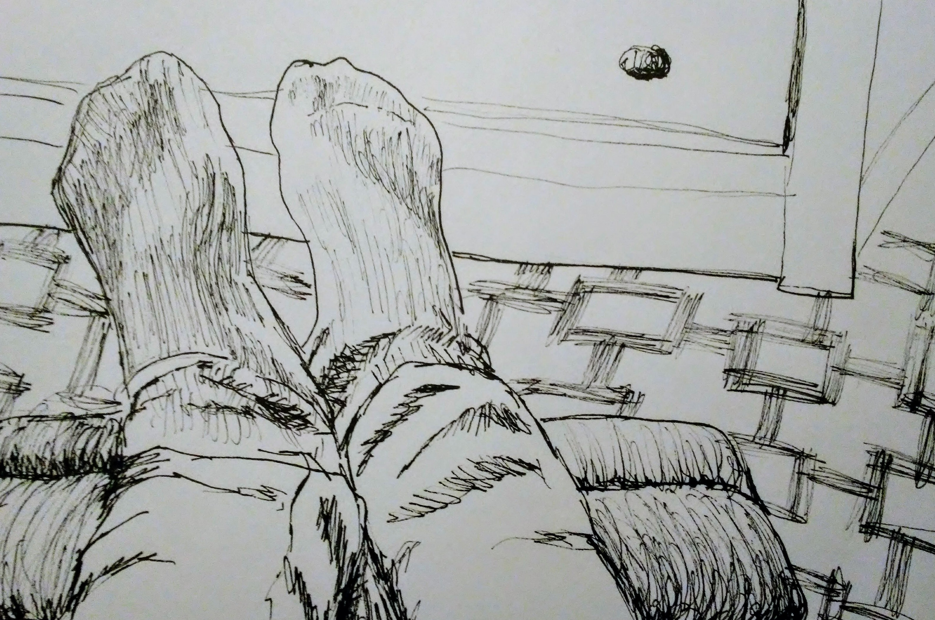 drawing of feet
