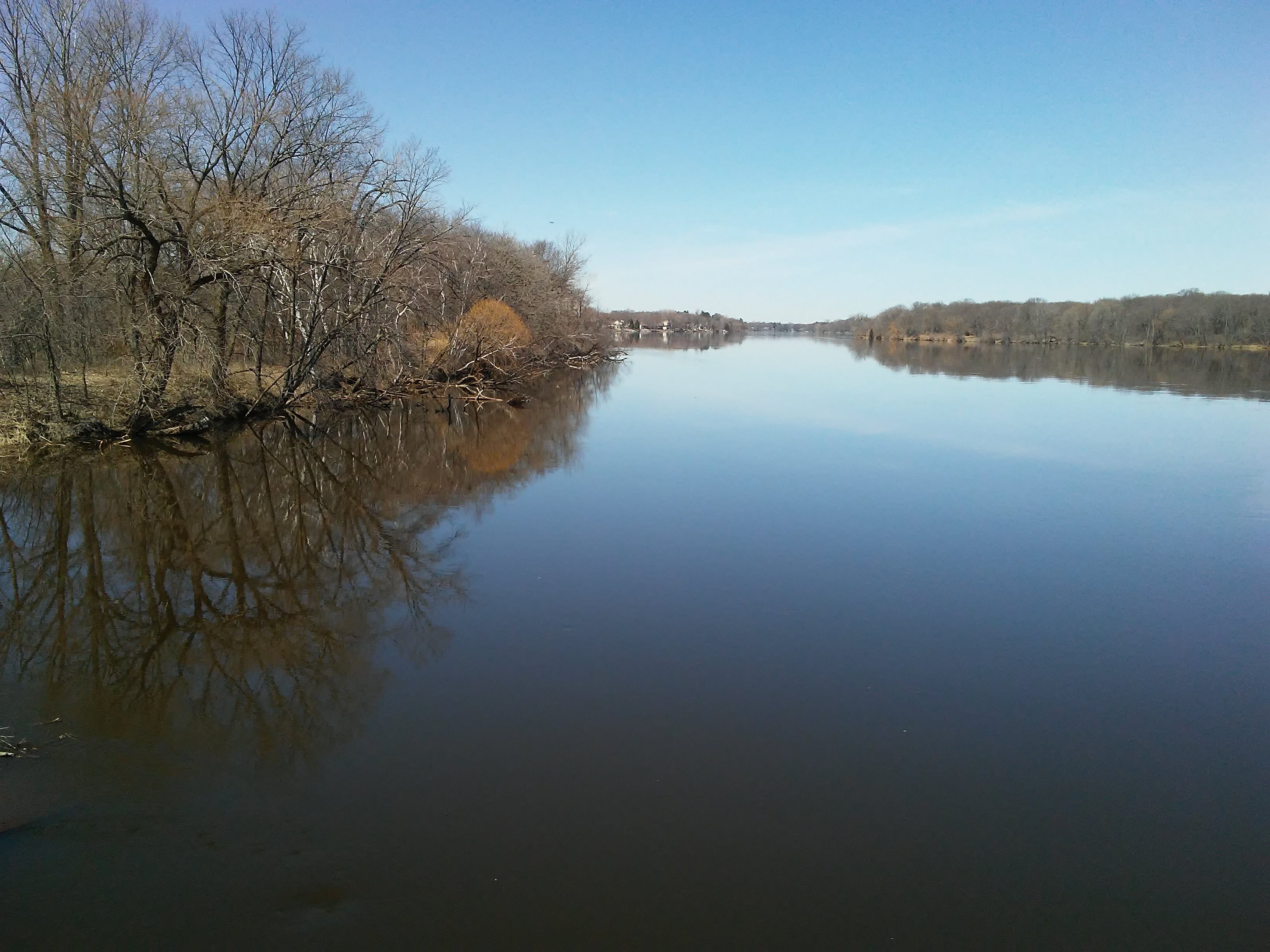 water and trees and sky