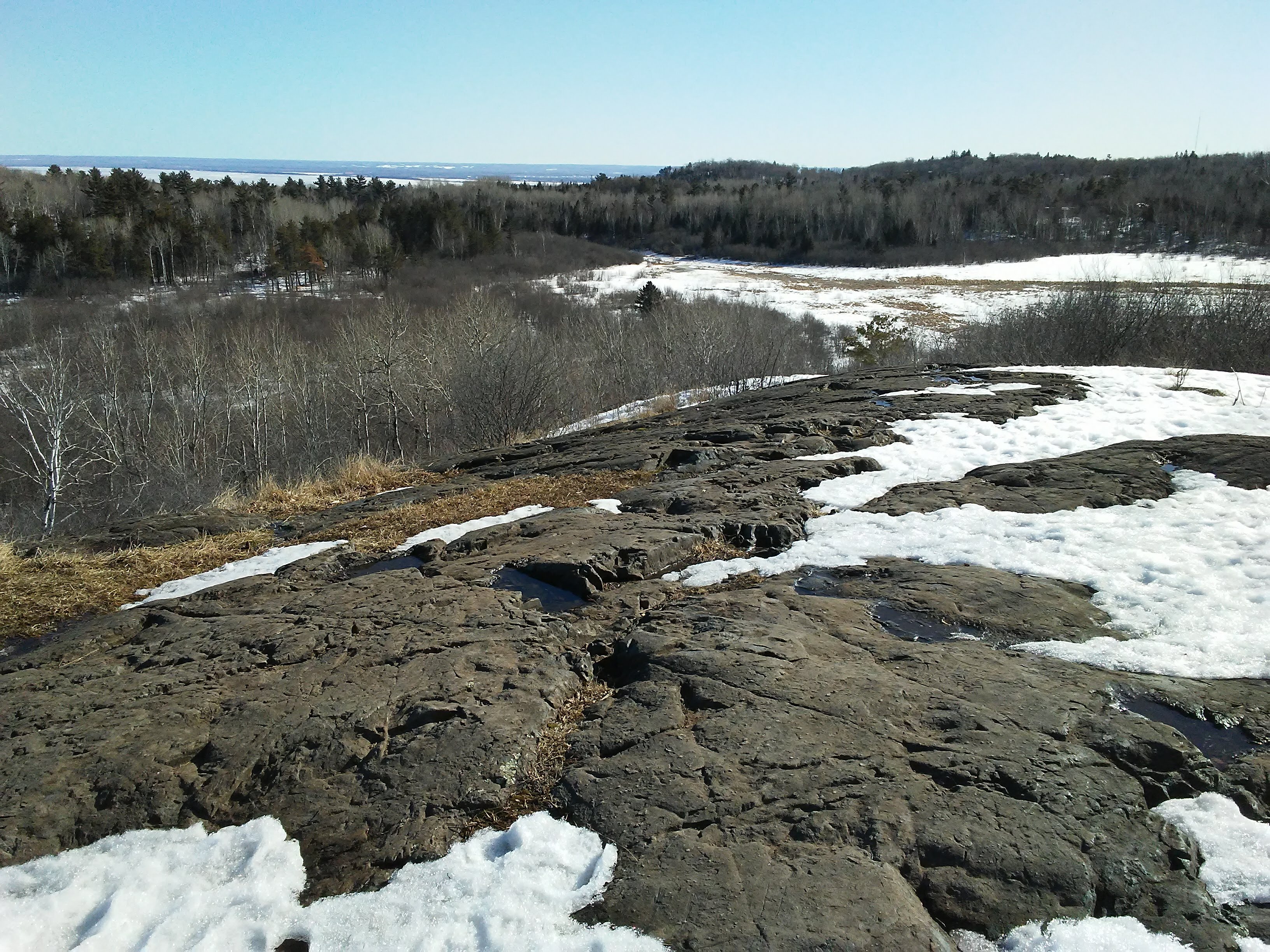 View from Rock Knob in Duluth, Minnesota