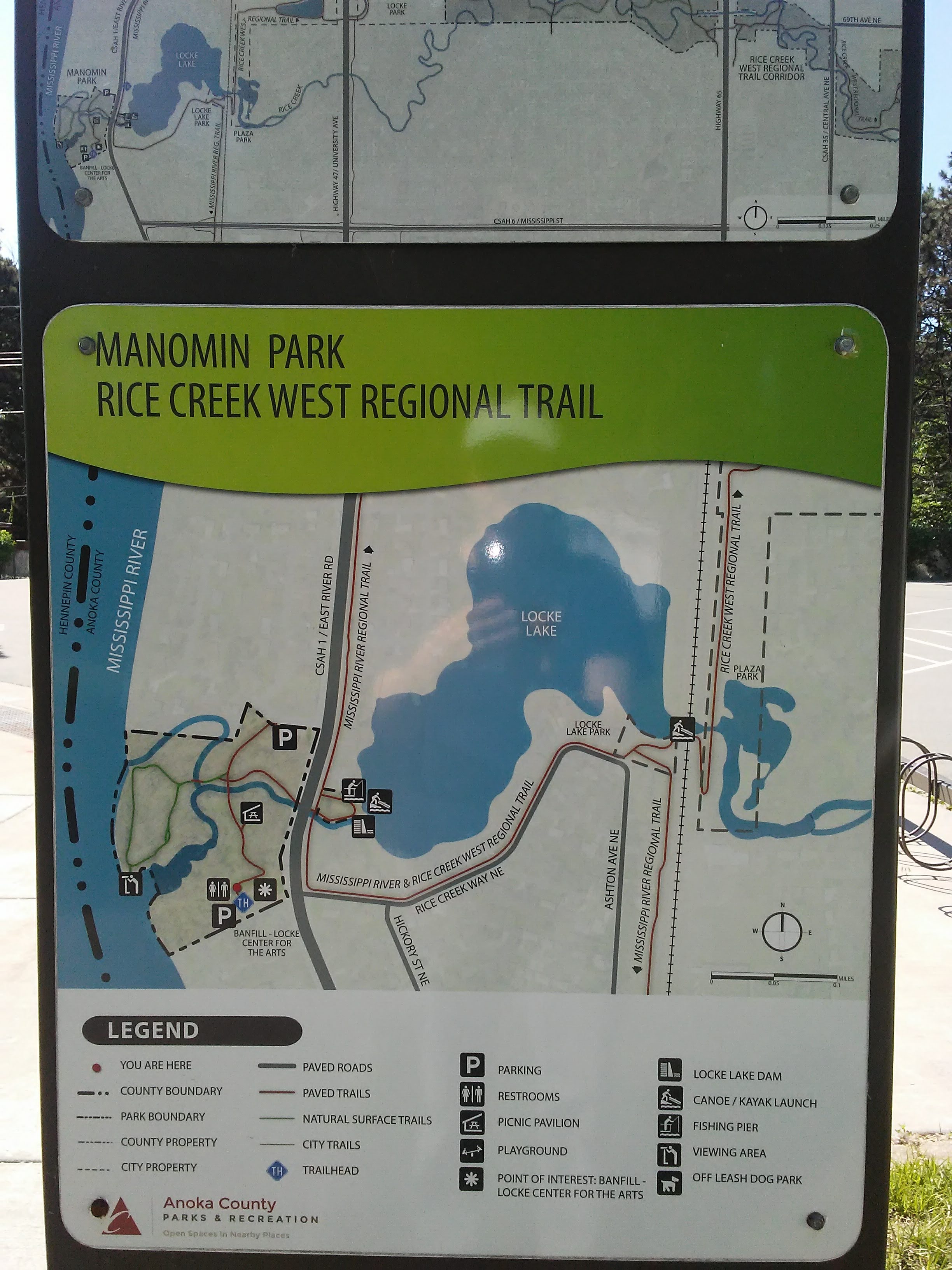 park sign map